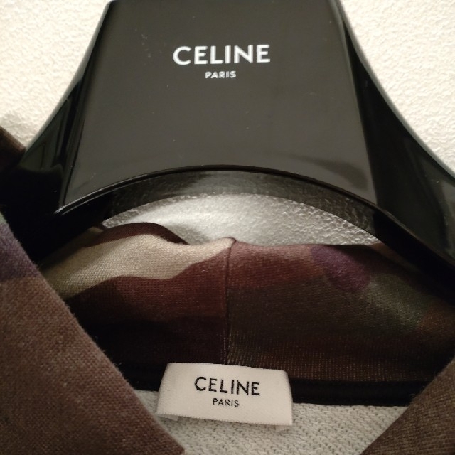 celine(セリーヌ)のCELINE　カモフラージュ コットン スウェット フーディー 長袖　パーカー メンズのトップス(パーカー)の商品写真