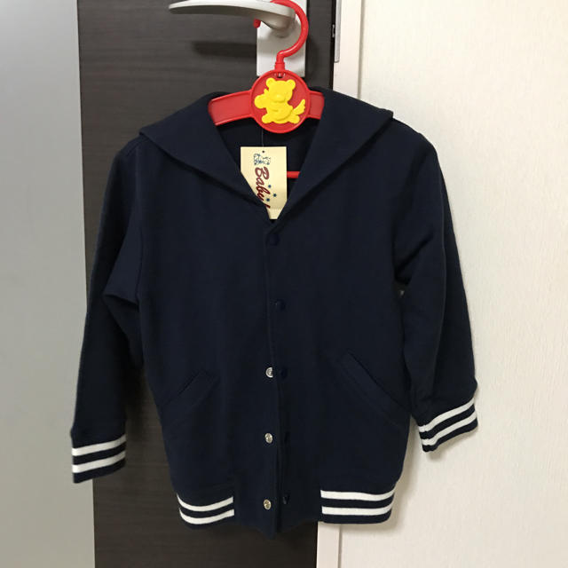 ZARA KIDS(ザラキッズ)の新品未使用♡ネイビー 100 めちゃかわ♡セーラーブルゾン♡ キッズ/ベビー/マタニティのキッズ服女の子用(90cm~)(ジャケット/上着)の商品写真