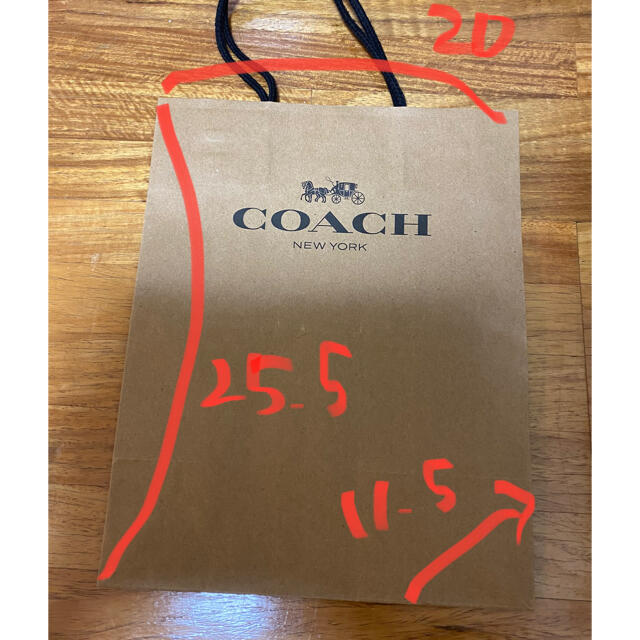 COACH(コーチ)のcoach コーチ　ショッパー　ショップ袋 レディースのバッグ(ショップ袋)の商品写真