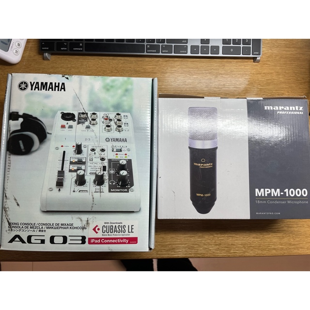 最安 マランツ  AG03 YAMAHA - ヤマハ MPM-1000 セット売り マイク オーディオインターフェイス