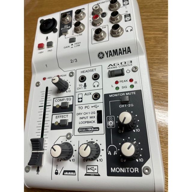 ヤマハ(ヤマハ)のYAMAHA AG03  マランツ MPM-1000 マイク セット売り 楽器のDTM/DAW(オーディオインターフェイス)の商品写真