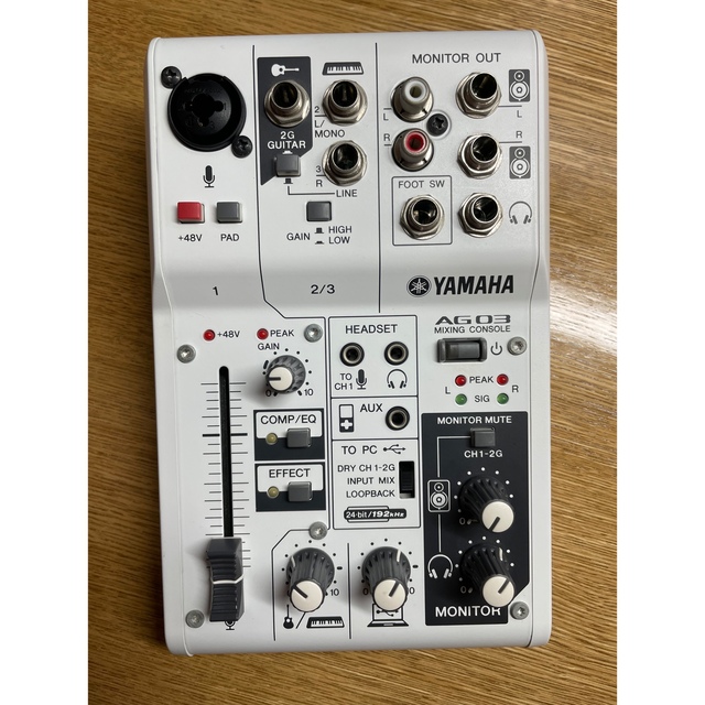 ヤマハ(ヤマハ)のYAMAHA AG03  マランツ MPM-1000 マイク セット売り 楽器のDTM/DAW(オーディオインターフェイス)の商品写真