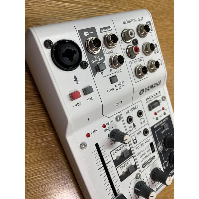 ヤマハ(ヤマハ)のYAMAHA AG03  マランツ MPM-1000 マイク セット売り 楽器のDTM/DAW(オーディオインターフェイス)の商品写真