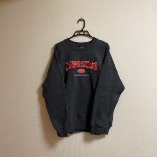 【90s 美品】希少デザイン 刺繍カレッジロゴ スウェット トレーナー ...