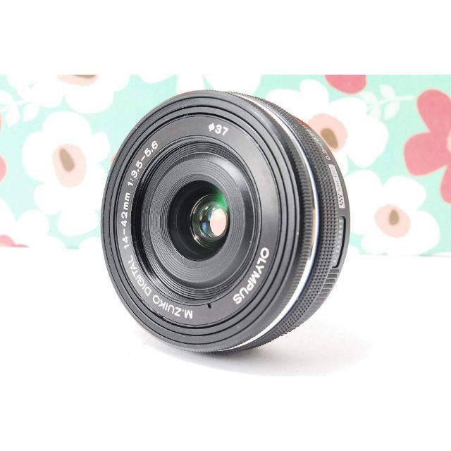 ❤電動ズーム❤️オリンパス 14-42mm EZ❤パンケーキレンズ❤大人気❤ 1