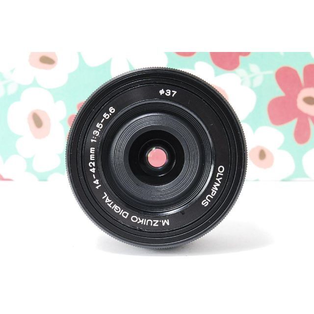 ❤電動ズーム❤️オリンパス 14-42mm EZ❤パンケーキレンズ❤大人気❤ 3