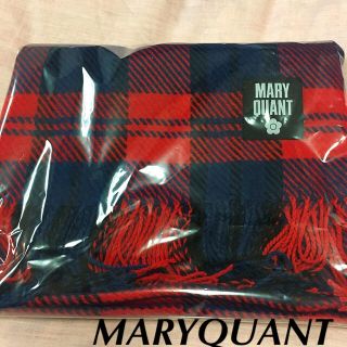 マリークワント(MARY QUANT)のマリークワント チェックストール★送料込(ストール/パシュミナ)