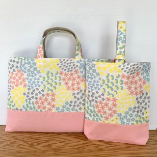 おおやま様専用　北欧柄ハンドメイド5点(バッグ/レッスンバッグ)