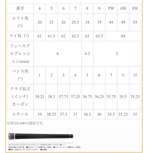 希少 アイアン レフティ YONEX EZONE XPG | www.espacios.com.ar