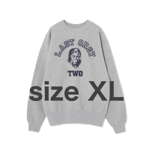 【XL】22ssトリプルネーム LAST ORGY 2  SWEATSHIRT