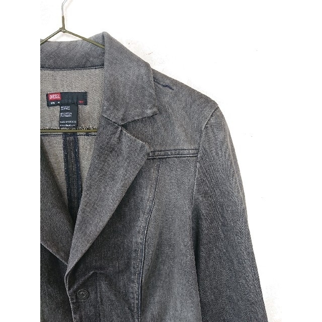 DIESEL - DIESEL→綺麗ブラックGジャンデニムテーラードジャケットM