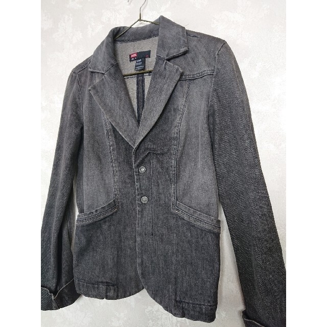 DIESEL - DIESEL→綺麗ブラックGジャンデニムテーラードジャケットM