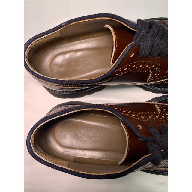 Marni(マルニ)のMARNI LEATHER DRESS SHOES BROWN メンズの靴/シューズ(ドレス/ビジネス)の商品写真