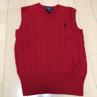 ラルフローレン(Ralph Lauren)の美品 キッズ ラルフローレン ニットベスト サイズS 8(カーディガン)