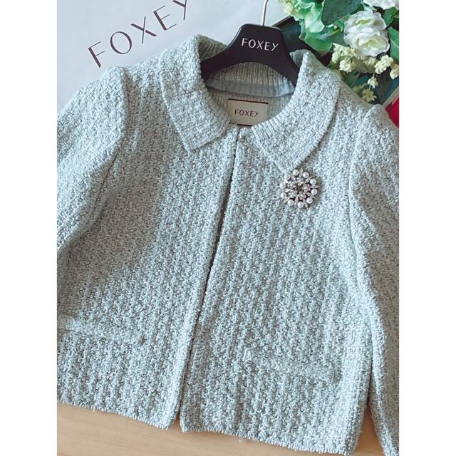 極美品！FOXEY ツイード2wayジャケット　40 Rene