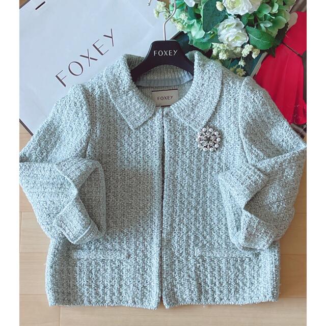 極美品！FOXEY ツイード2wayジャケット　40 Rene