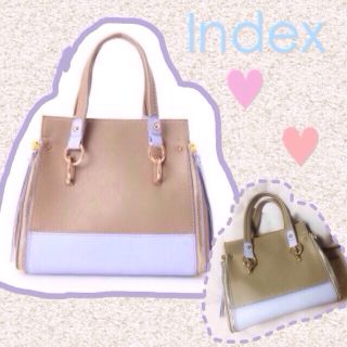 インデックス(INDEX)の今季♥︎新品Bag(ショルダーバッグ)