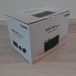 キヤノン(Canon)のskyblu123様専用 一眼 EOS M6 MARKII Wズームキット(ミラーレス一眼)