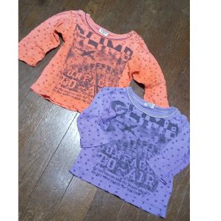 エフオーキッズ(F.O.KIDS)の80 90 エフオーキッズ 色違い ２点 お揃い F.O.KIDS 長そで(Tシャツ/カットソー)