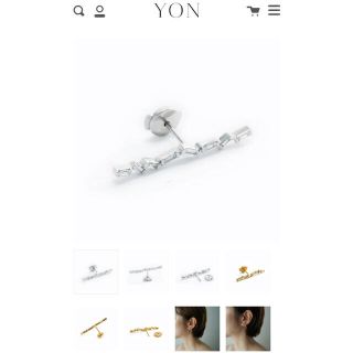 専用　yon Essence Baguette Pierce /Center(ピアス)