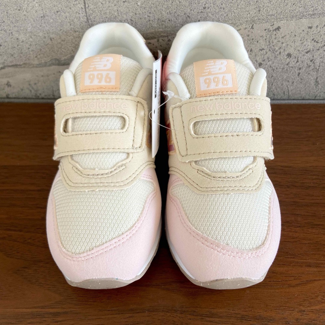 New Balance - 【新品】16.5センチ ベージュ×ピンク New Balance - 【新品】16.5センチ ベージュ×ピンク