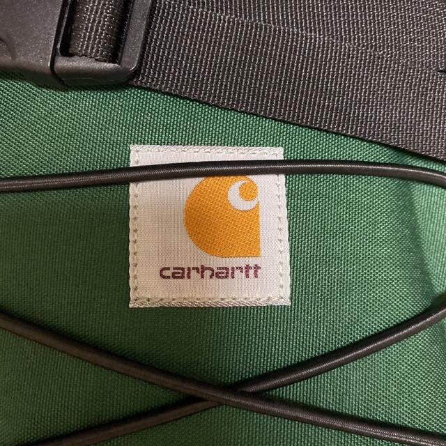 carhartt(カーハート)の【超希少】carhartt カーハート　リュック　バック　グリーン　緑 メンズのバッグ(バッグパック/リュック)の商品写真