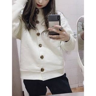 マウジー(moussy)の本日まで！【moussy】2wayスウェットカーディガン(パーカー)