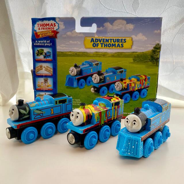 レア☆ 木製 トーマス ぼうけんセット 3種の通販 by choco's レア☆ 木製 トーマス ぼうけんセット 3種の通販 by choco's