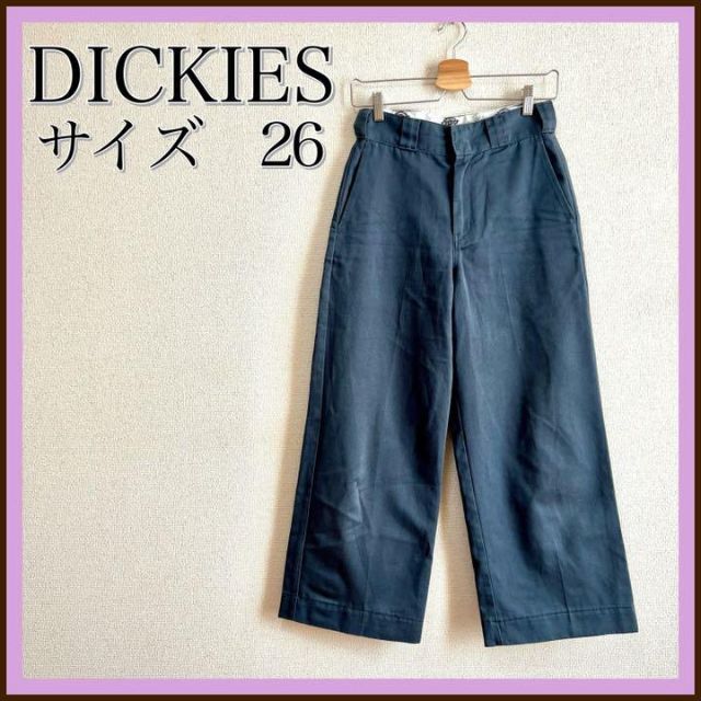 Dickies(ディッキーズ)の⭐️美品⭐️Dickies ディッキーズ　デニム ワイドパンツ　チノパンツ レディースのパンツ(カジュアルパンツ)の商品写真