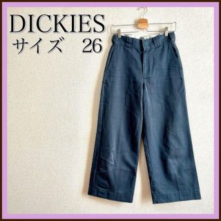 ディッキーズ(Dickies)の⭐️美品⭐️Dickies ディッキーズ　デニム ワイドパンツ　チノパンツ(カジュアルパンツ)