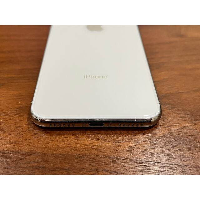 通常販売 (超美品)iPhoneX Silver 256GB SIMフリー