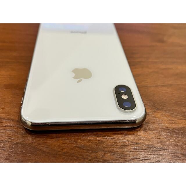 通常販売 (超美品)iPhoneX Silver 256GB SIMフリー