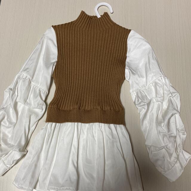 fifth(フィフス)の最終値下げ⭐️親子コーデ☆ドッキングシャツ キッズ/ベビー/マタニティのキッズ服男の子用(90cm~)(Tシャツ/カットソー)の商品写真