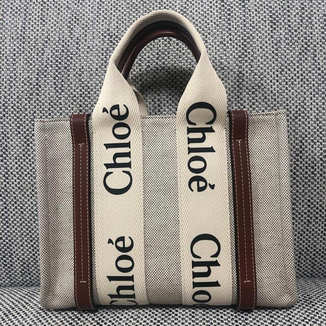正規通販 Chloe スモールトートバッグ クロエwoody - トートバッグ