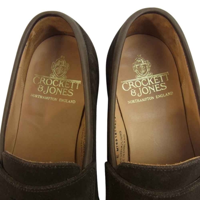 Crockett&Jones(クロケットアンドジョーンズ)のクロケットアンドジョーンズ 英国製  スエード コインローファー 【中古】 メンズの靴/シューズ(その他)の商品写真