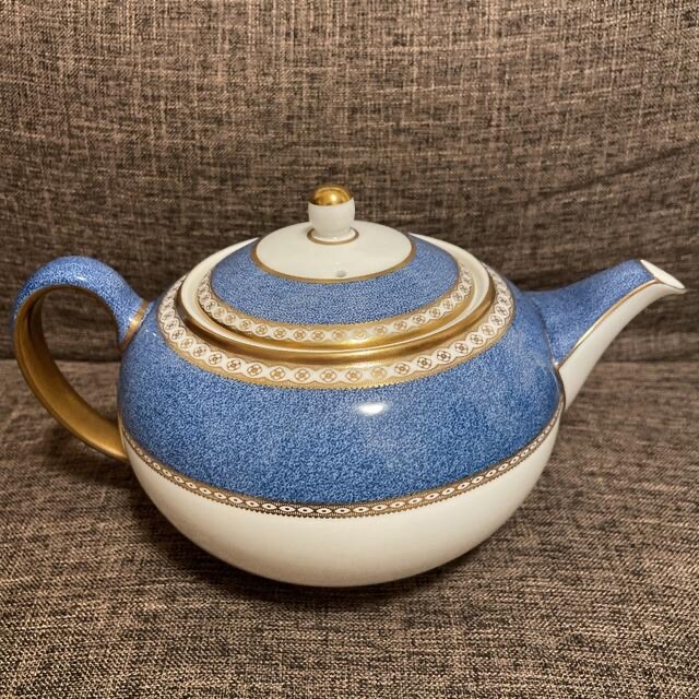 ウェッジウッド ユーランダー パウダーブルー ティーポット WEDGWOOD