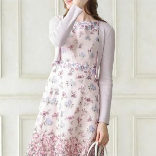 トッカ(TOCCA)のTOCCA FRILL SILK BOLERO ライラック XS フリル ボレロ(ボレロ)