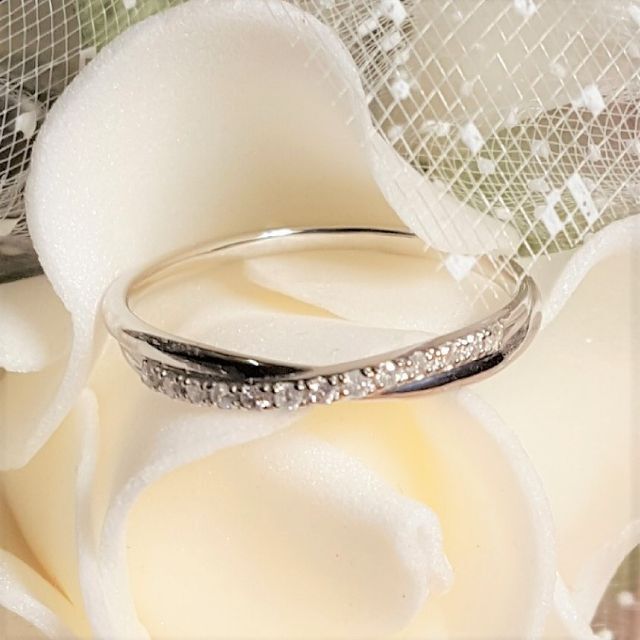 新品】ダイヤモンド/0.06ct/プラチナリング/pt900/11号 chatow.com