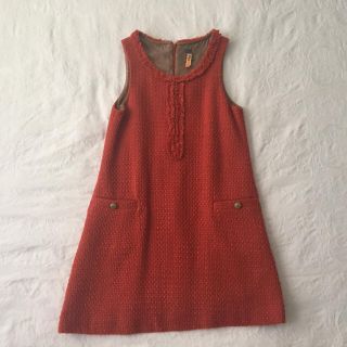 ザラキッズ(ZARA KIDS)のzara kids☆ツイードワンピ ジャンスカ(ワンピース)