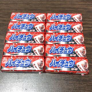 モリナガセイカ(森永製菓)のハイチュウ　コーラ　まとめ売り　10個セット　7粒(菓子/デザート)