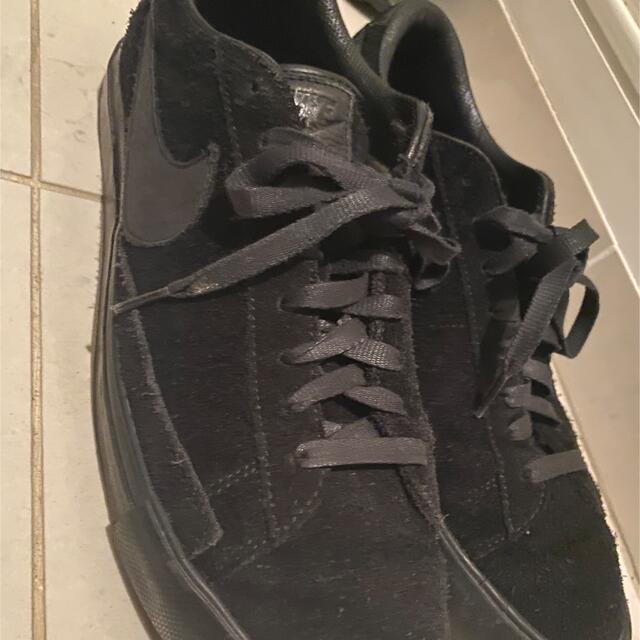 cdg nike blazer low  コムデギャルソンブラック