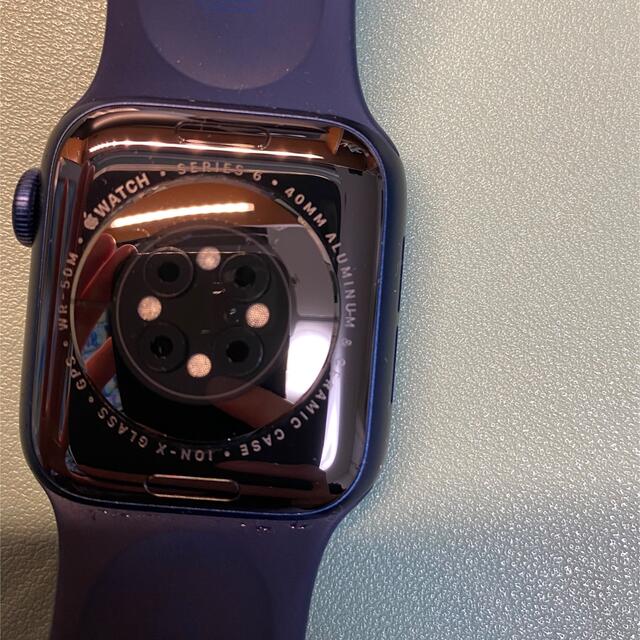Apple Watch 6 40mm ブルーアルミニウム バッテリー99 - zimazw.org