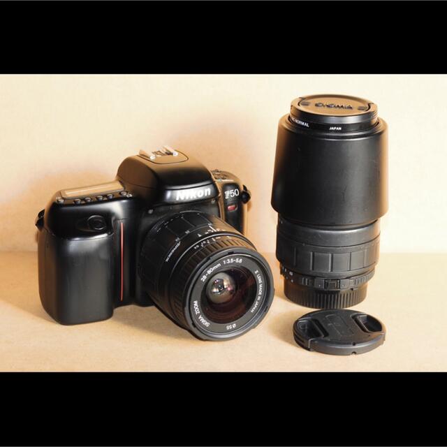 Nikon(ニコン)のNIKON F50D レンズセット スマホ/家電/カメラのカメラ(フィルムカメラ)の商品写真