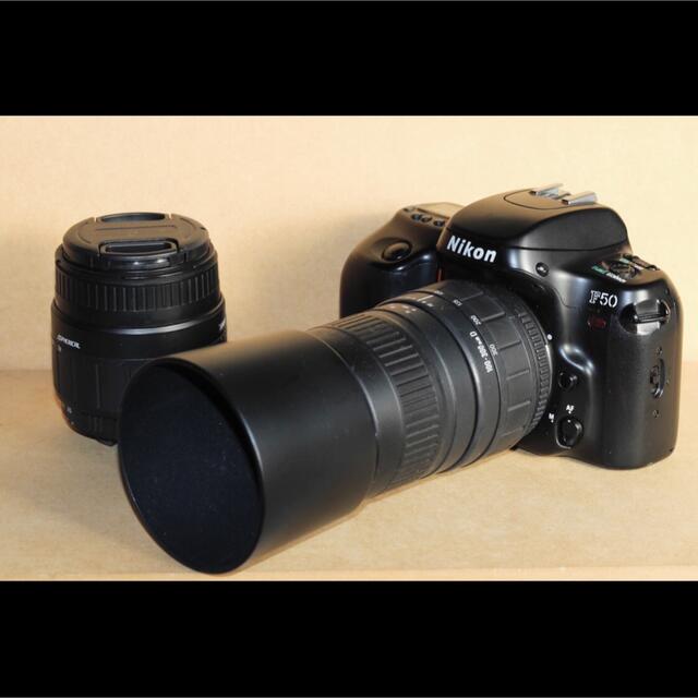 Nikon(ニコン)のNIKON F50D レンズセット スマホ/家電/カメラのカメラ(フィルムカメラ)の商品写真