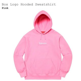 シュプリーム(Supreme)のsupreme boxlogo hoodie  pink (パーカー)