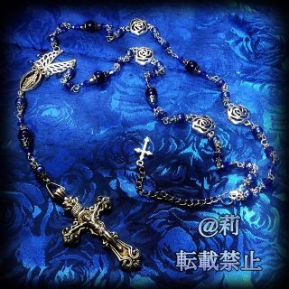 ベイビーザスターズシャインブライト(BABY,THE STARS SHINE BRIGHT)の多色展開 -Raphael-ロザリオ風ネックレス ペンダント ハンドメイド(ネックレス)