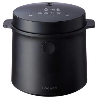 新品未使用　ロカボ　糖質カット炊飯器　LOCABO ブラック　JM-C20E-B(炊飯器)