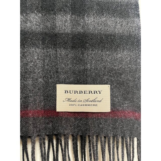 BURBERRY - BURBERRY バーバリー マフラー カシミア100％ タグ