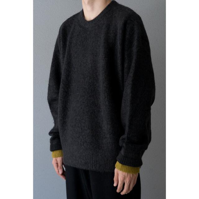 SUNSEA(サンシー)のstein BI COLOR RIB SUPER KID MOHAIR メンズのトップス(ニット/セーター)の商品写真