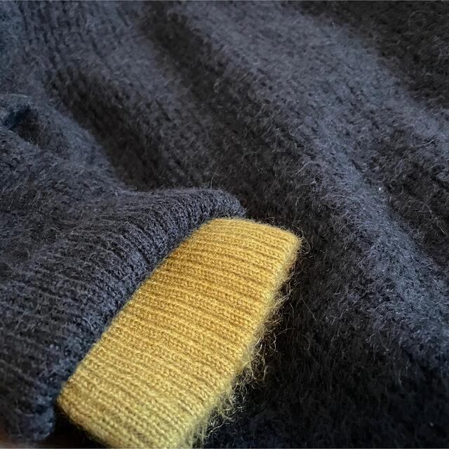 SUNSEA(サンシー)のstein BI COLOR RIB SUPER KID MOHAIR メンズのトップス(ニット/セーター)の商品写真